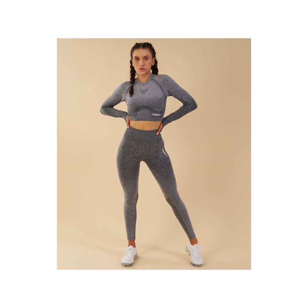 Gymshark ombré seamless crop top NWOT